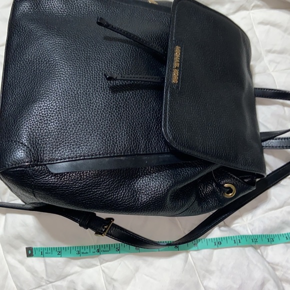 RARE Like new Michael Kors Ginger Drawstring Backpack Black - Picture 14 of 15